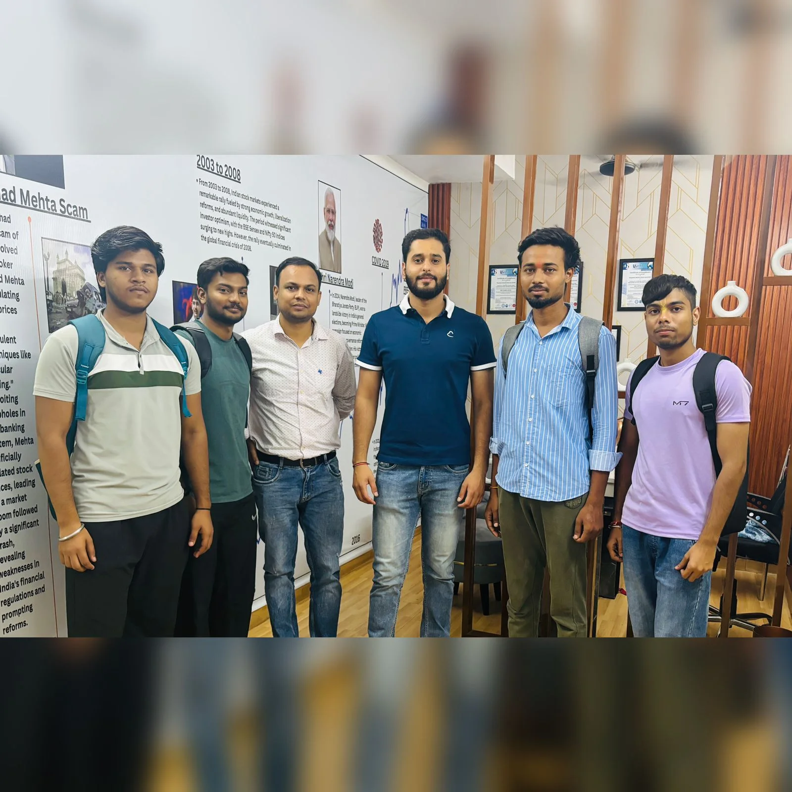 Hemant Sharma and Students