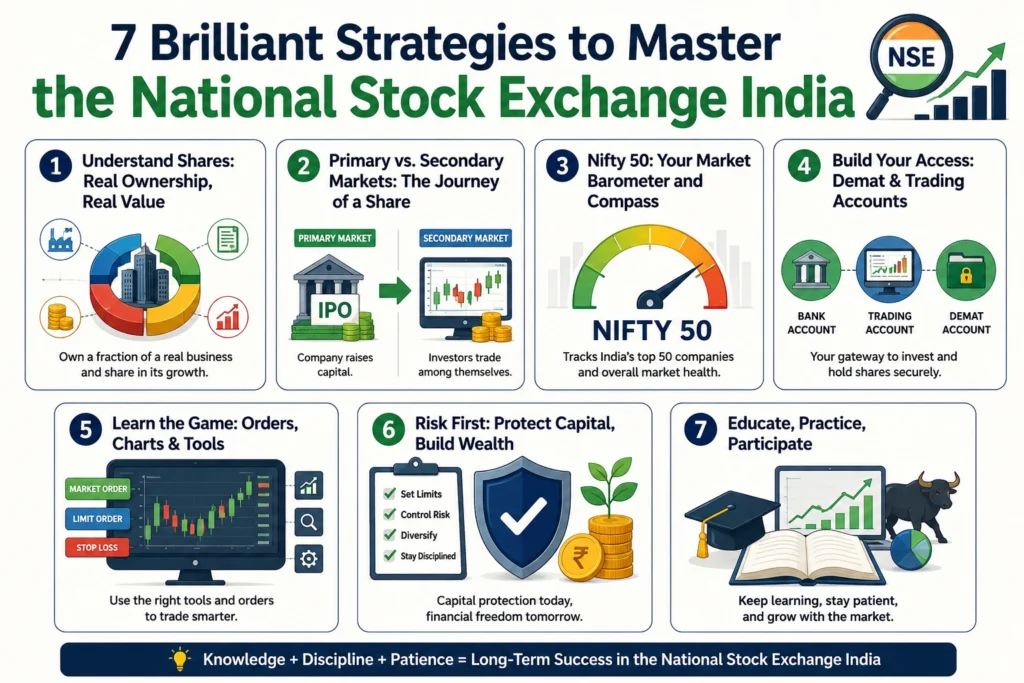7 Brilliant Strategies to Master the national stock exchange india 8 National Stock Exchange India beginner guide with key concepts of stock market investing and trading