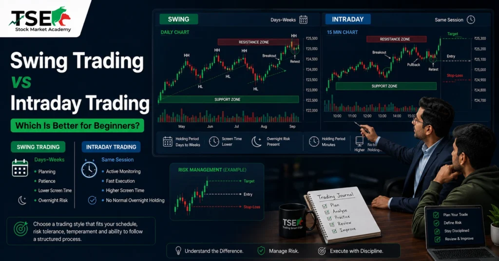 Swing Trading vs Intraday Trading