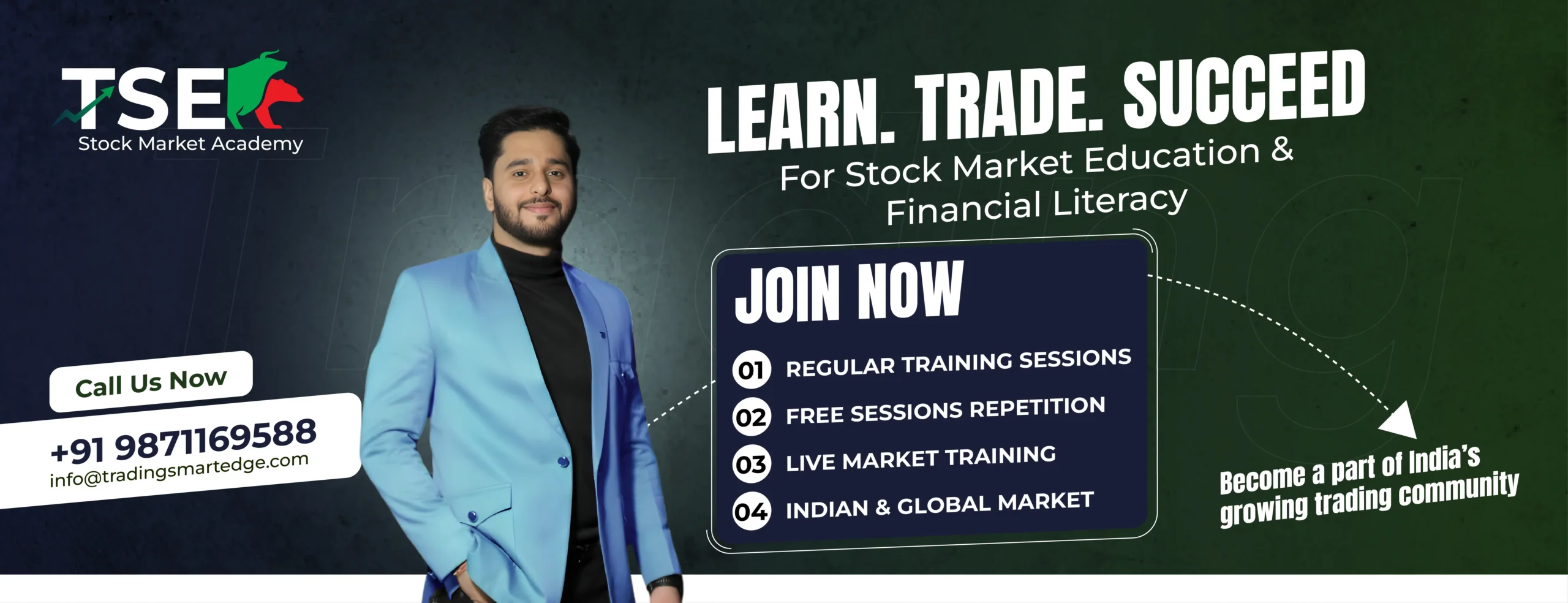 Best Stock Market Trading Course Delhi 1 Trading Smart Edge Banner 1 scaled